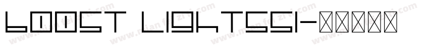 boost lightssi字体转换